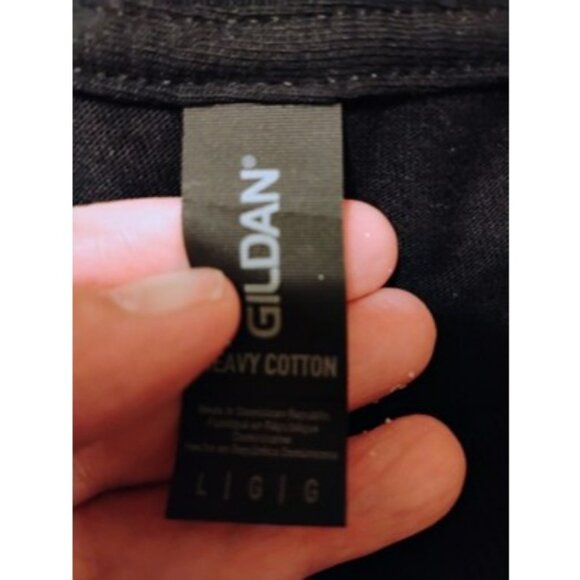 Vintage Liquid Blue Dragon AOP / AC DC T Shirt Sz L Test Print - Picture 4 of 9